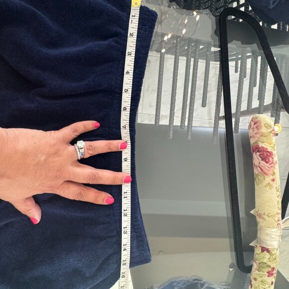 Polo Ralph Lauren Terry Polo Shirt & Short Cover-Up SET Navy Blue size Large - Picture 10 of 16